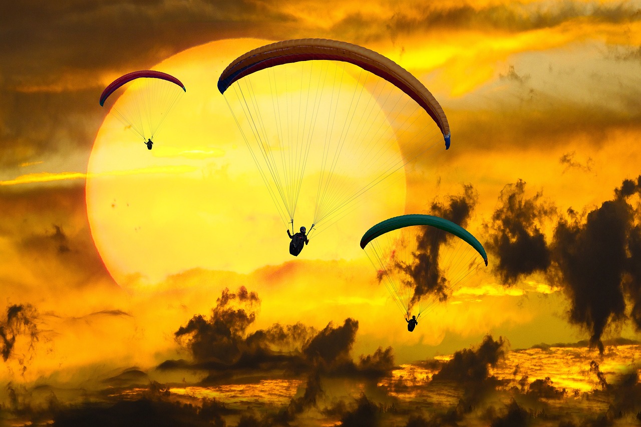 découvrez les sensations fortes du parapente ! volez au-dessus de paysages époustouflants et vivez une expérience inoubliable dans les airs. que vous soyez débutant ou expérimenté, le parapente est une aventure à ne pas manquer.